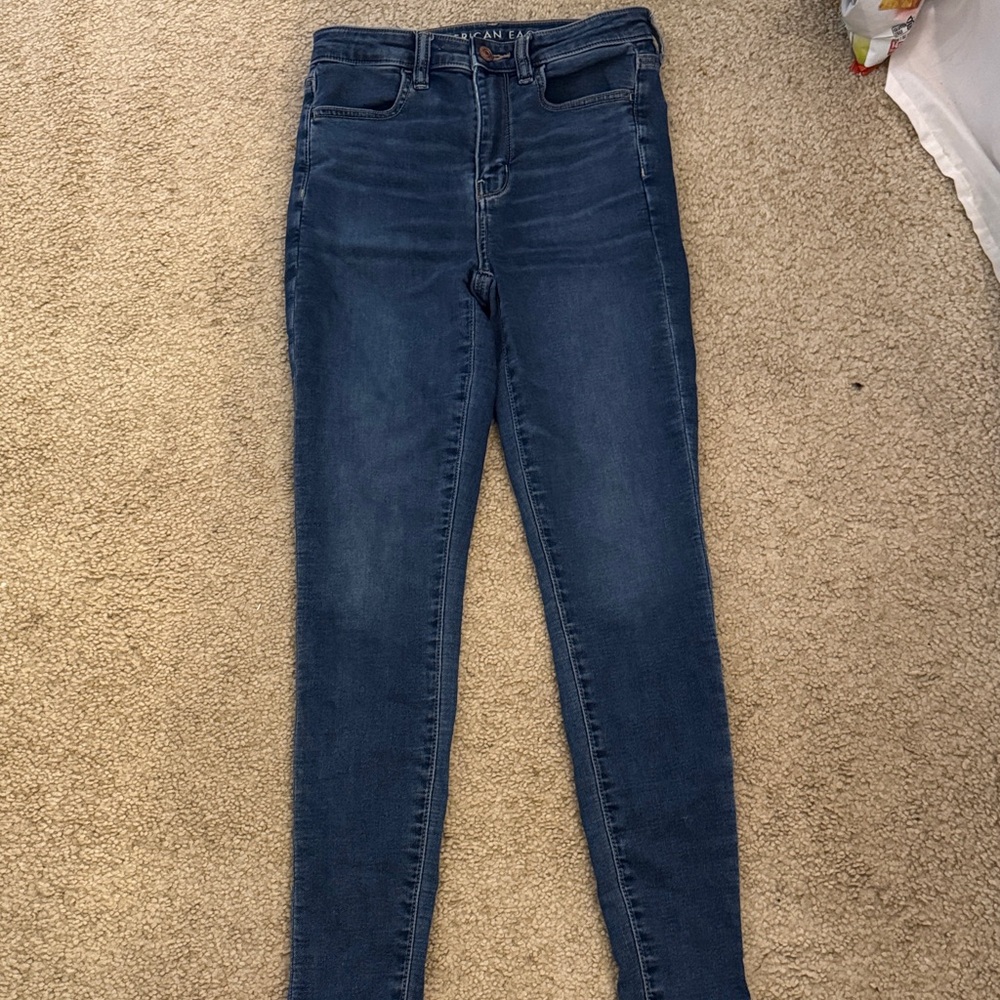 American Eagle Outfitters Dark Blue Skinny Jeans